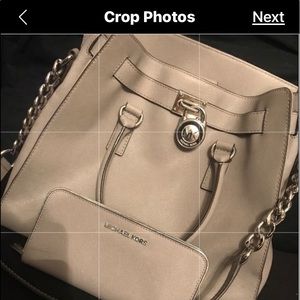 Michael kors purse and matching wallet